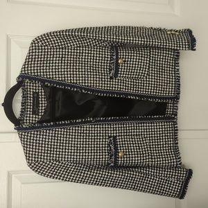 Houndstooth Tweed Jacket